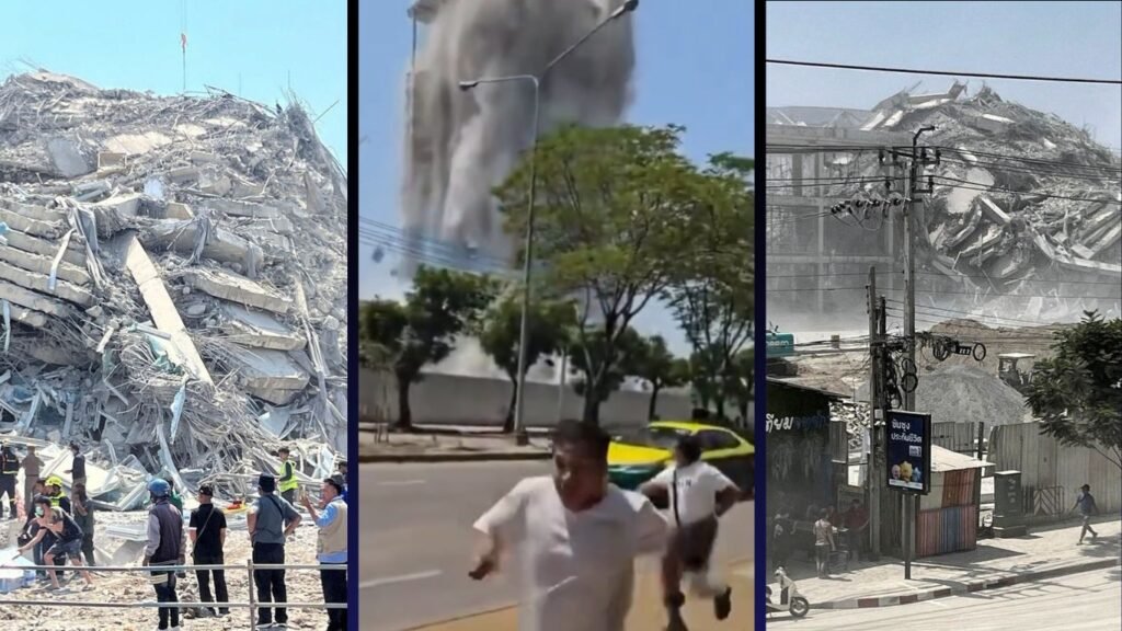 Terremoto deixa várias pessoas mortas e feridas em Mianmar e na Tailândia
