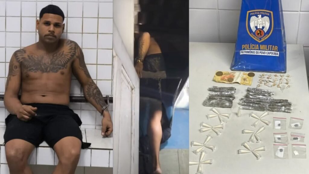 Criminoso é preso escondido em forro de PVC na Serra
