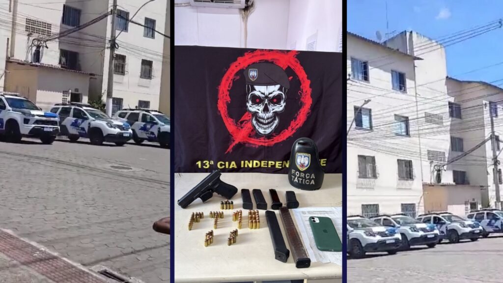 Criminosos trocam tiros com a polícia e um suspeito é preso em Vila Velha