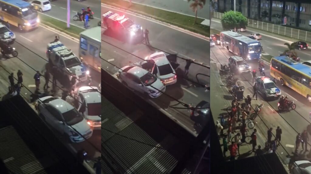 Carro adaptado promove fuga após suspeitos desobedecerem a ordem de parada em Cariacica