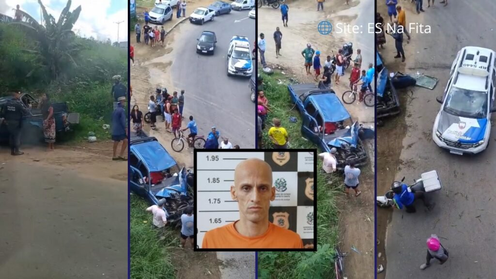 Dupla de moto persegue carro mata detento atinge inocente e provoca acidente grave em Cariacica