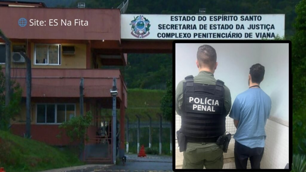 Professor é preso após transportar cartas de presidiários para familiares em Viana