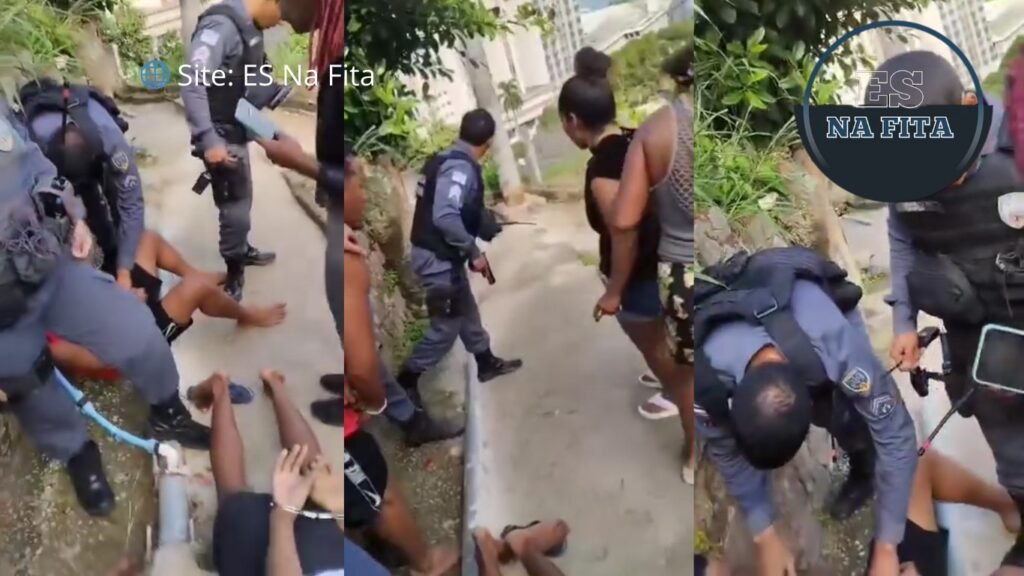 Confusão é registrada durante ação policial e três pessoas são detidas em Vitória