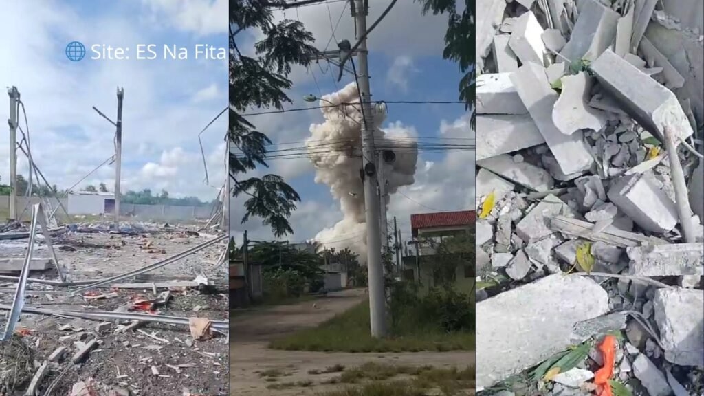 Explosão em galpão deixa uma pessoa morta e outra gravemente ferida em São Mateus