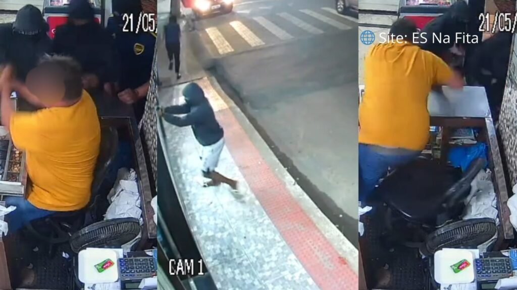 Assaltantes roubam padaria e atiram após funcionário reagir ao assalto em Colatina