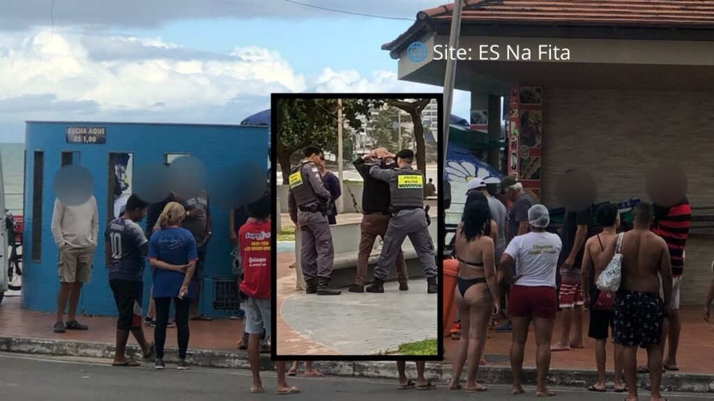 Idoso é detido por esfaquear garçom em quiosque de Guarapari