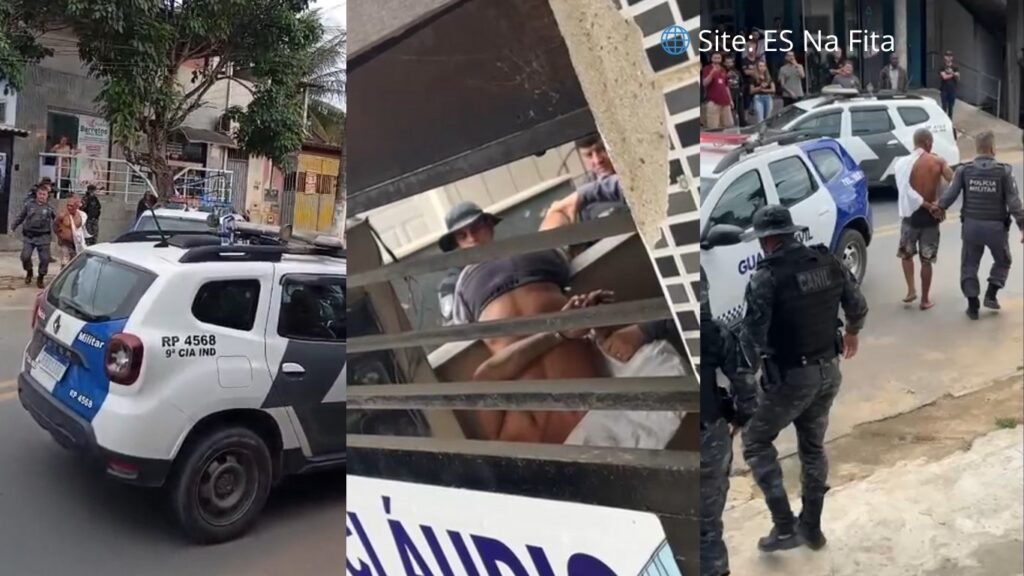 Jovem é preso após furtar carro, causar acidente e quebrar telhado na fuga em Itapemirim