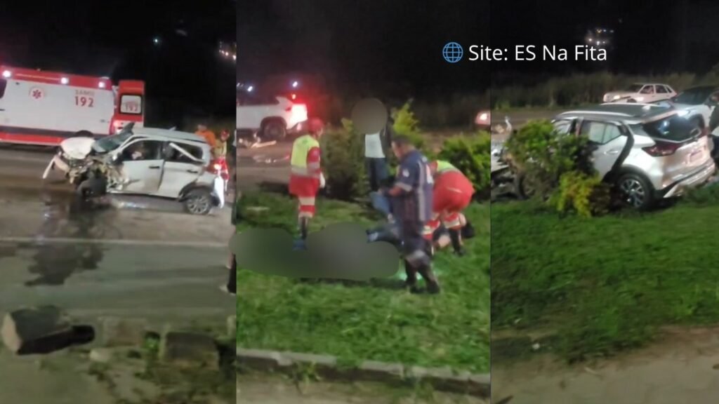 Grave acidente deixa sete pessoas feridas na BR-101, em Linhares