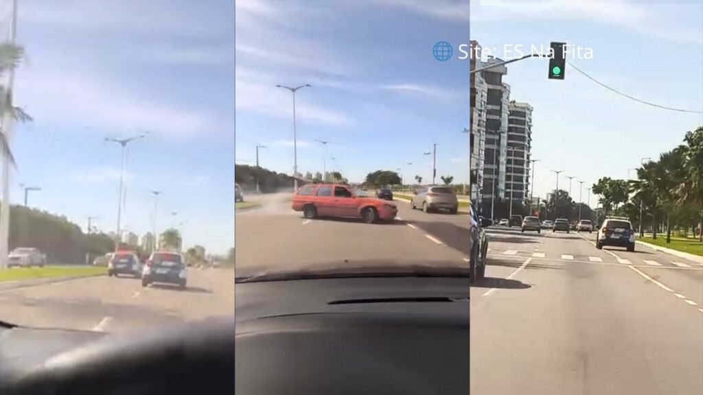 Perseguição, tiros, carro na contramão e prisões na orla de Camburi em Vitória