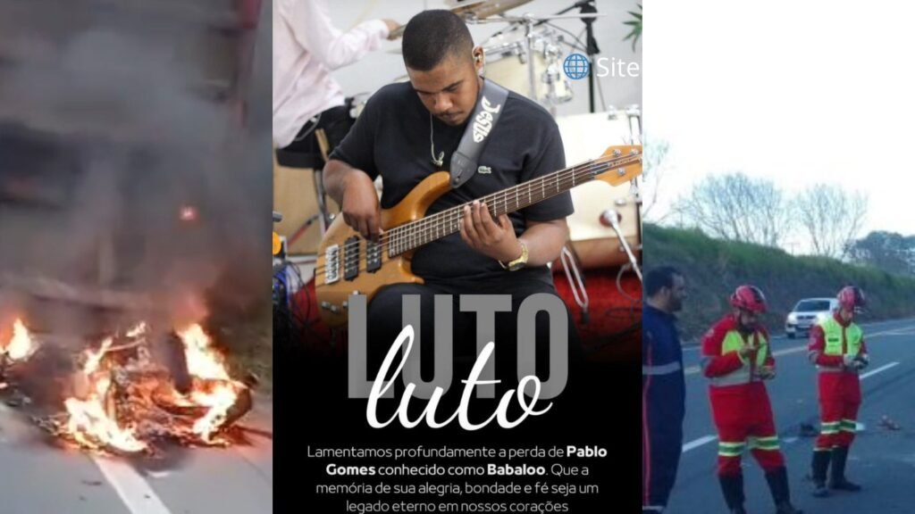 Motociclista morre e veículo pega fogo em acidente na BR 101 em Linhares