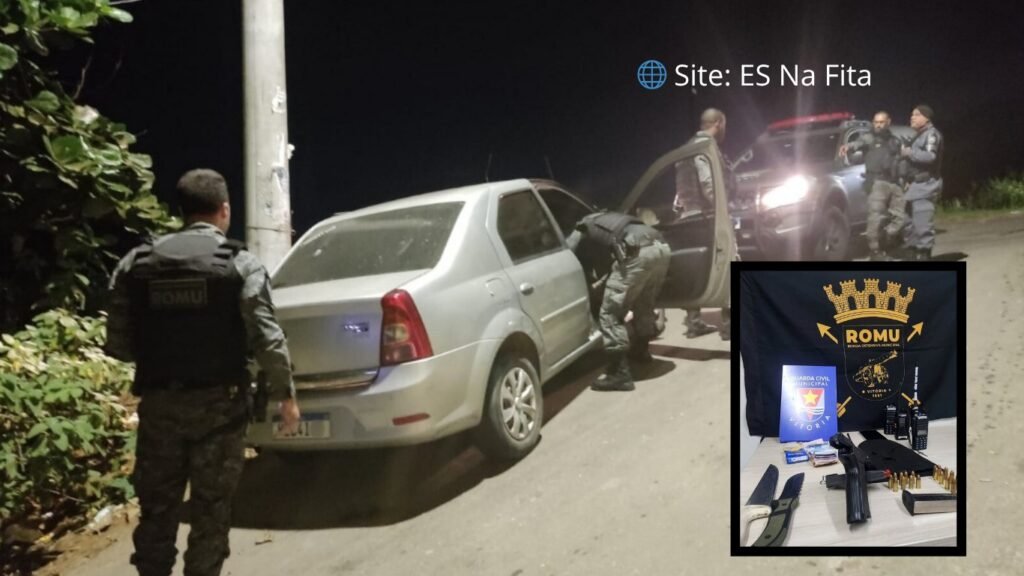 Trio é preso e jovem é baleado durante troca de tiros com a Guarda Municipal de Vitória