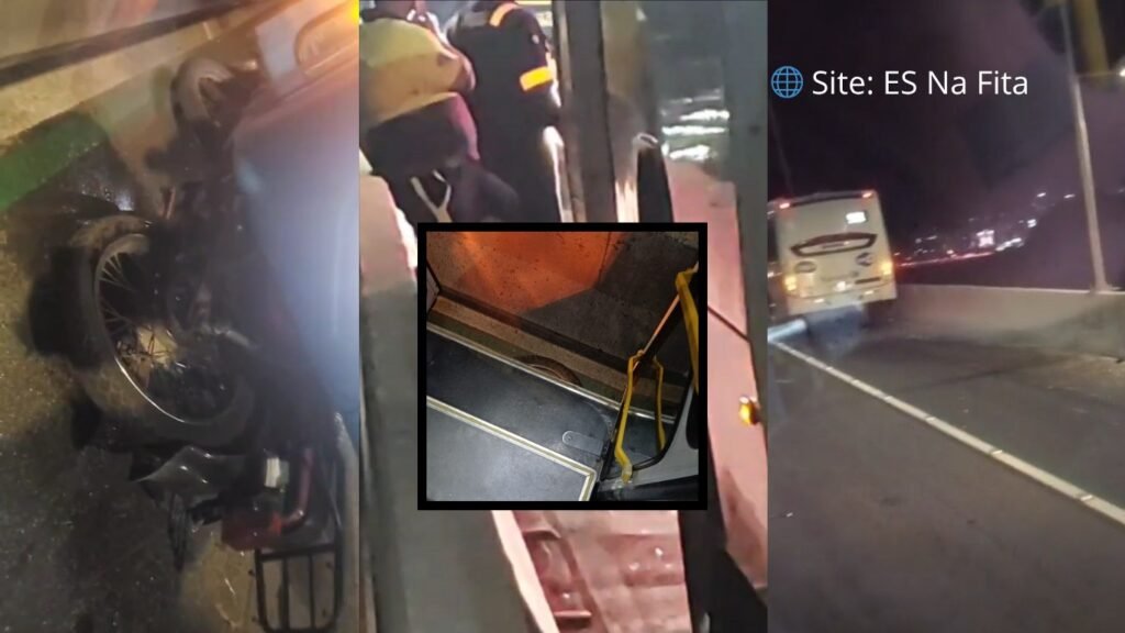 Acidente com ônibus do Transcol mata motociclista na Terceira Ponte