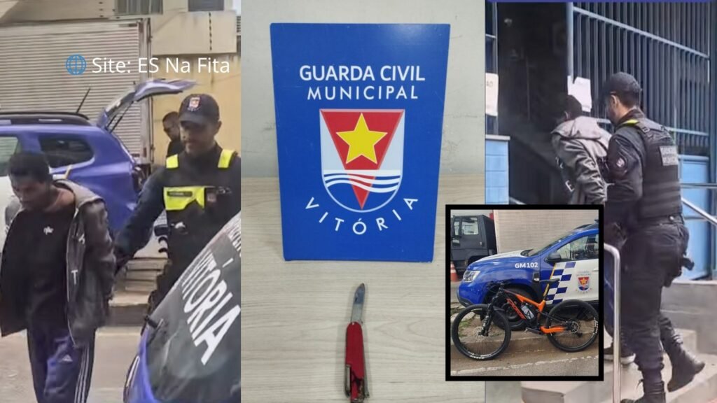Homem é preso após esfaquear ciclista e roubar bicicleta de R$ 30 mil em Vitória