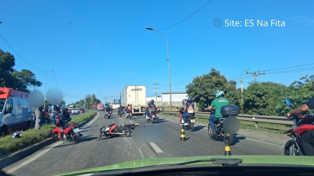 Motociclista morre em acidente na BR-101, na Serra