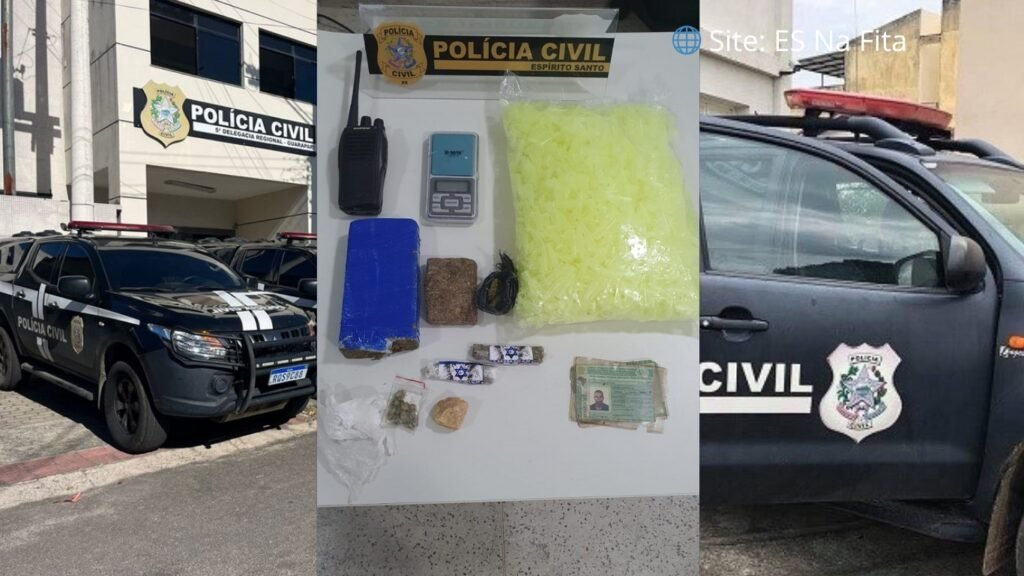 Homem é preso em flagrante durante operação da Polícia Civil em Guarapari