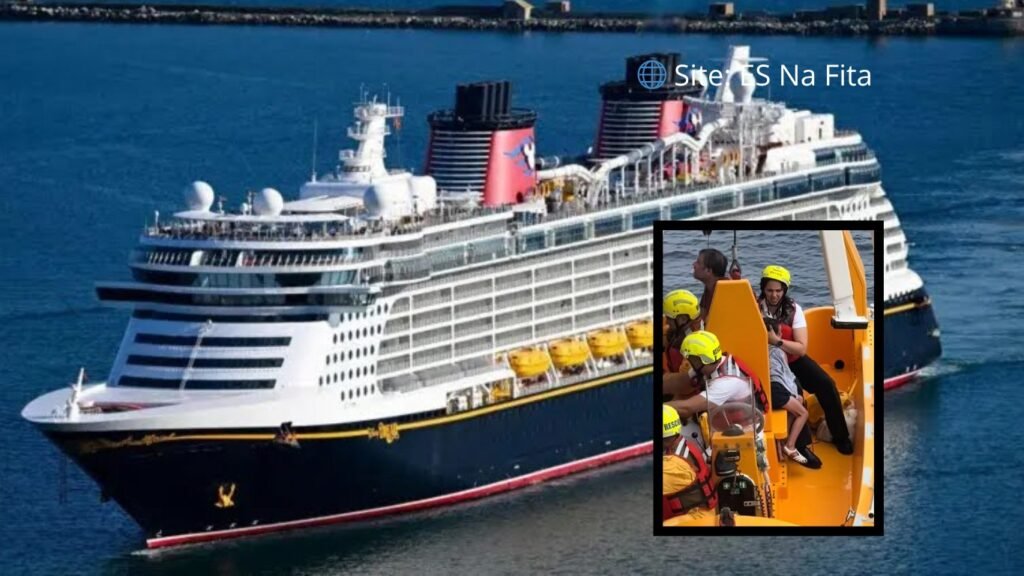 Pai herói salta no mar para salvar filha que caiu de cruzeiro da Disney