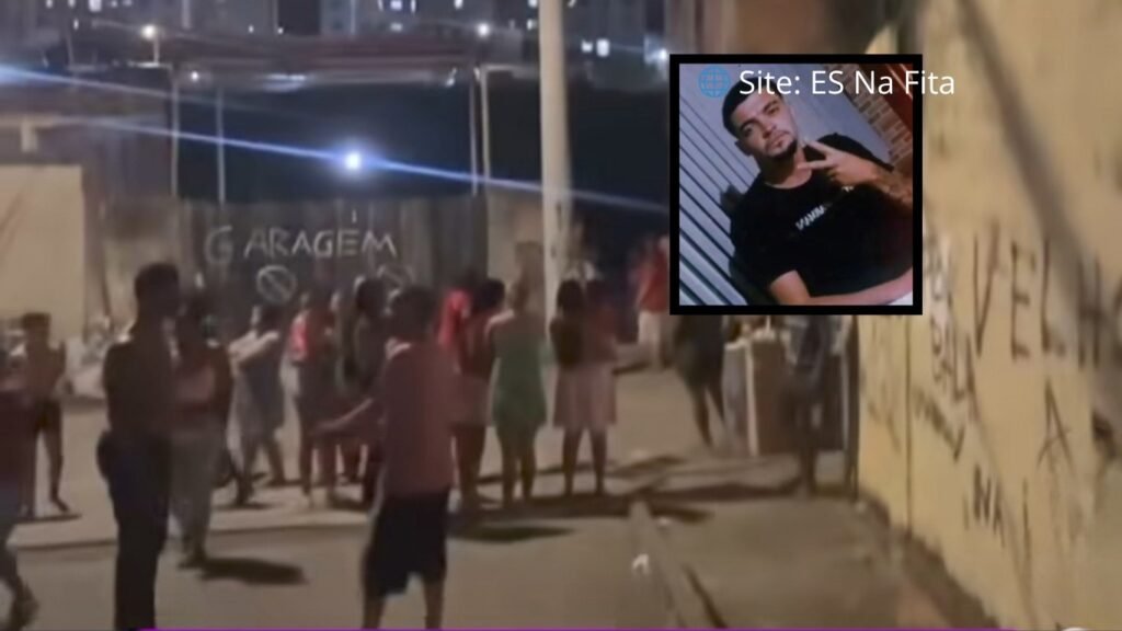 Jovem é assassinado a tiros e pastor faz última oração para a vítima em Vila Velha