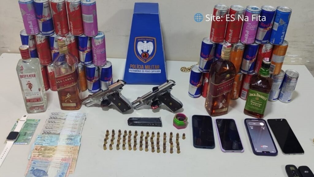 PM apreende armas de fogo e apreende drogas em Guarapari no último final de semana