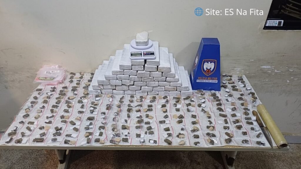PM apreende mais de 27 kg de maconha em Guarapari