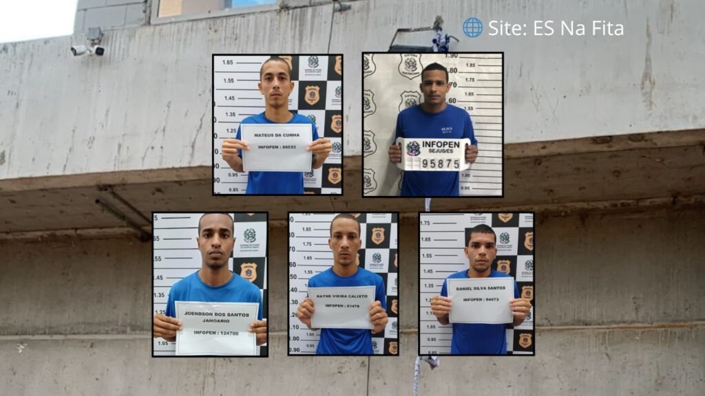 Presos quebram porta de cela e fogem de presídio no ES