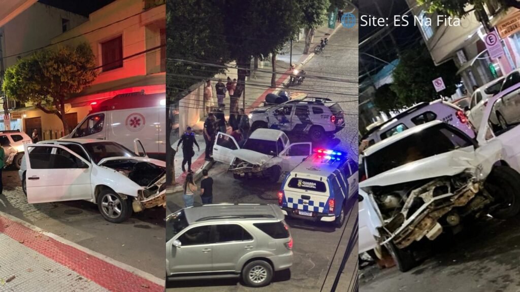 Perseguição a motociclista termina em acidente com viatura da PM no ES
