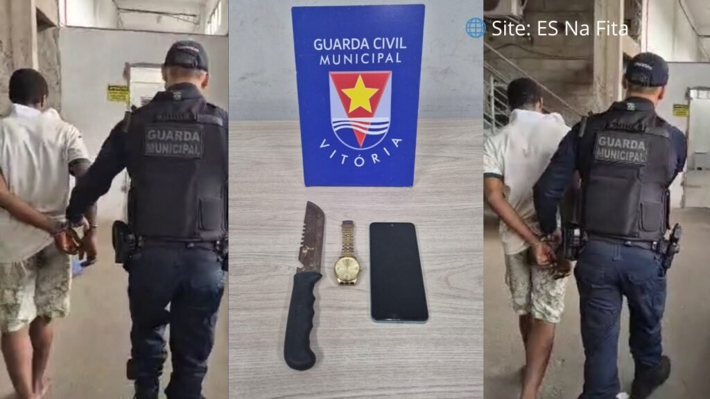 Suspeitos de roubo no Centro da Capital são identificados e presos pela Guarda Municipal de Vitória