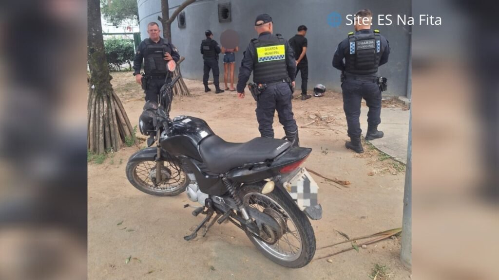 Guarda de Vitória recupera moto furtada e detém suspeito na Reta da Penha