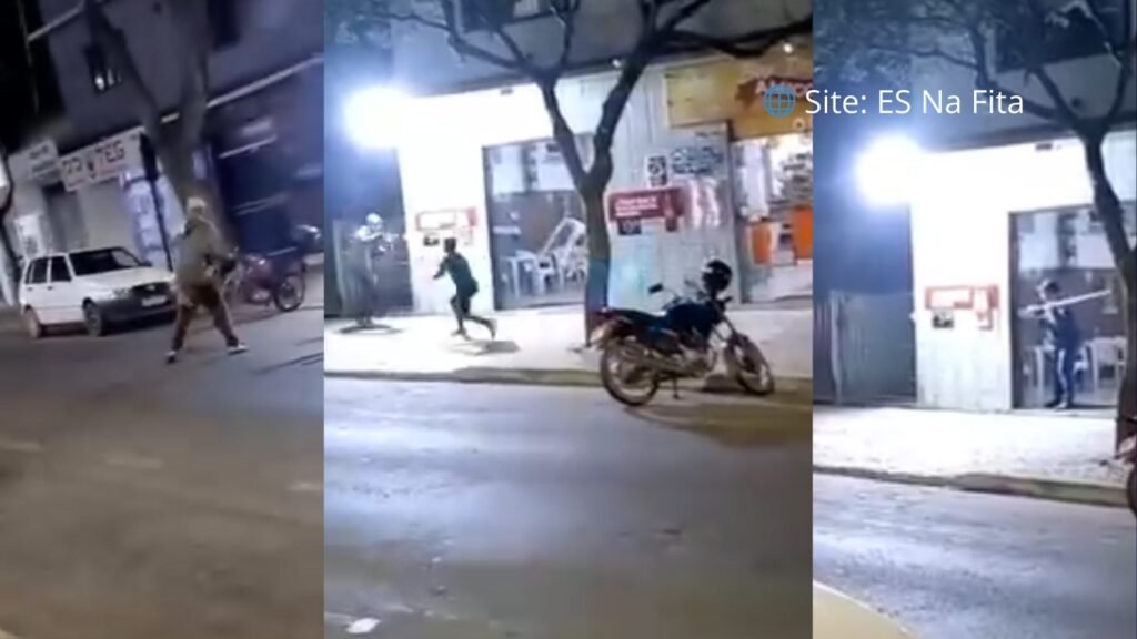 Homem ameaça clientes de bar no ES com motosserra ligada
