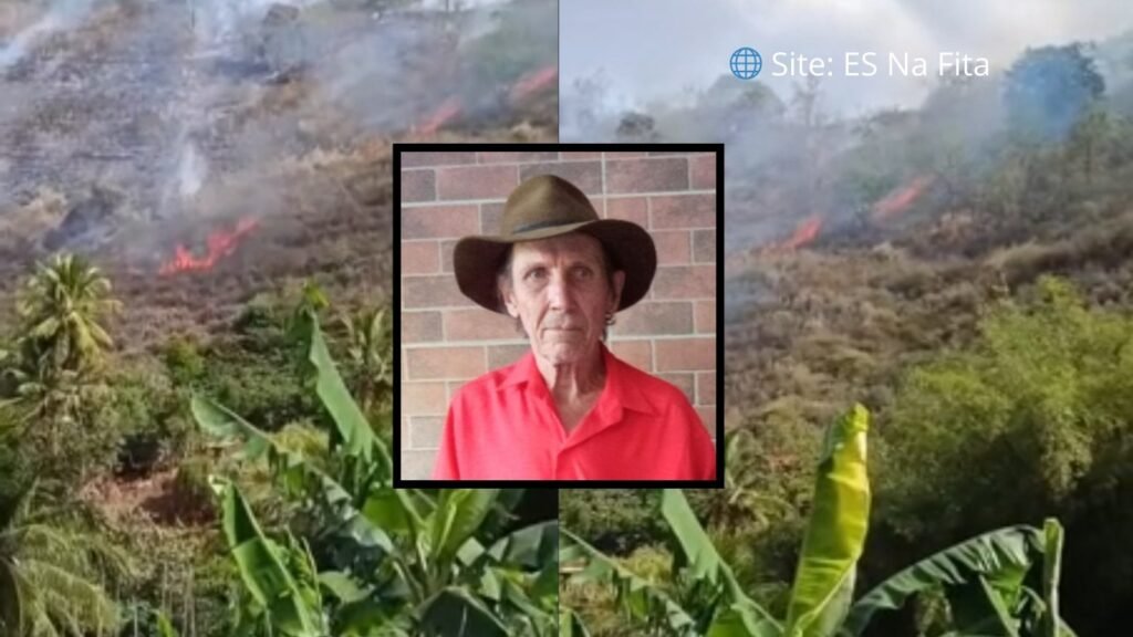 Idoso morre carbonizado ao tentar apagar incêndio em pasto no ES