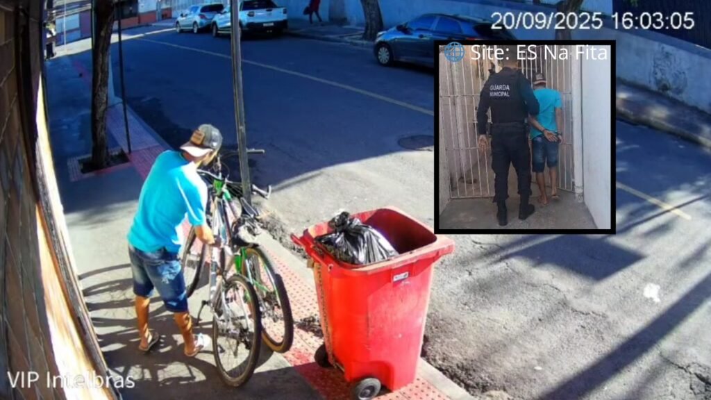 Guarda de Vitória prende homem após furto de bicicleta em bairro da capital