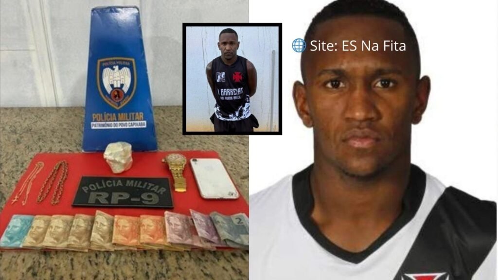 Três meses após sair da prisão, ex-Vasco é novamente detido por tráfico de drogas