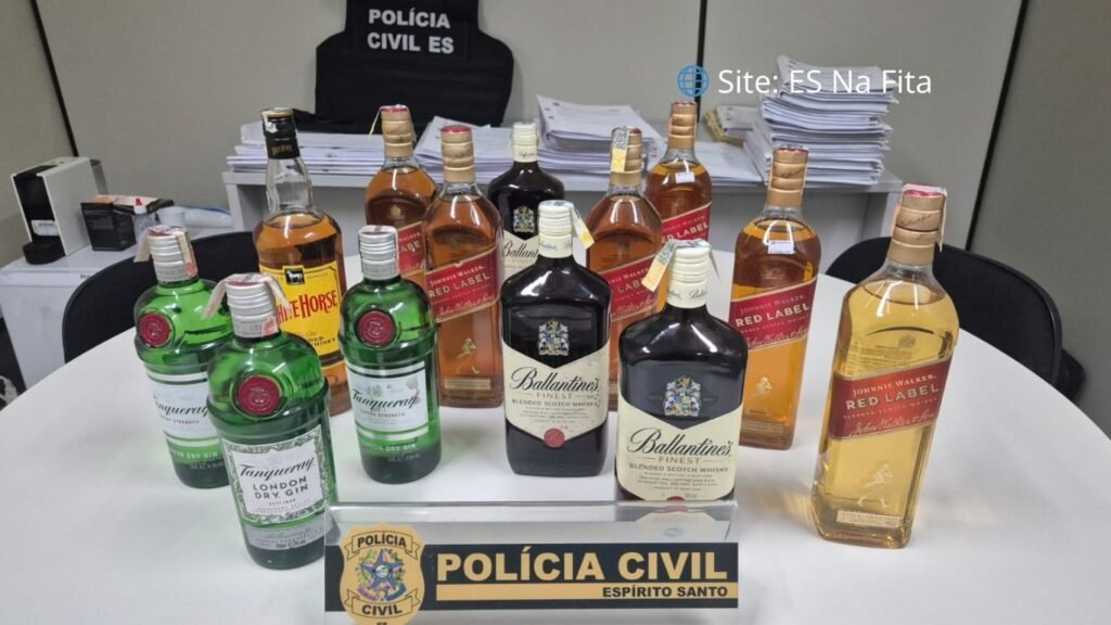 200 garrafas com bebidas falsificadas são apreendidas durante operação no ES