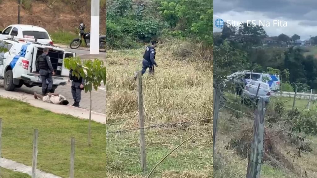 Trio é preso após capotar com carro durante perseguição policial em Aracruz