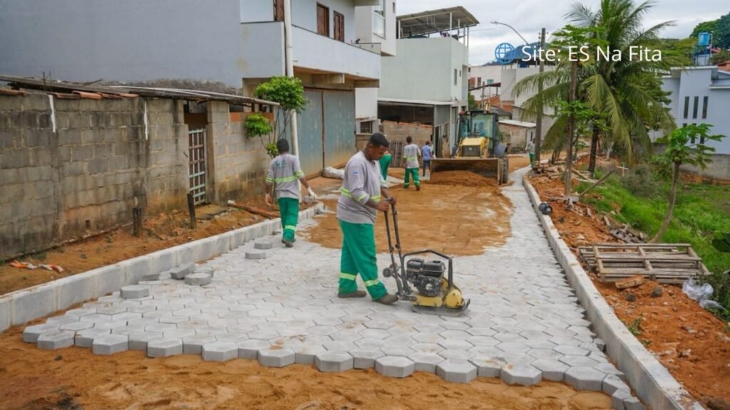 Prefeitura inicia obras de pavimentação na localidade de Japira, em São Rafael