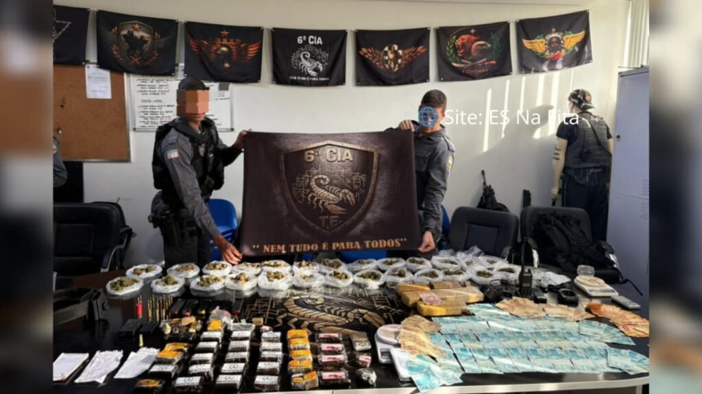 Polícia Militar apreende grande quantidade de drogas e armamentos em bairro de Vitória