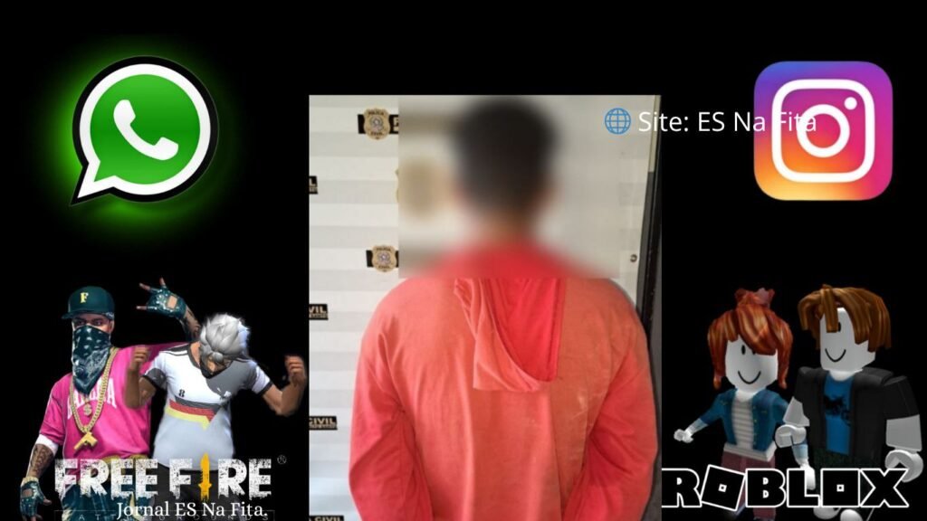 Homem é preso em Nova Venécia por aliciar e abusar sexualmente de crianças via jogos online