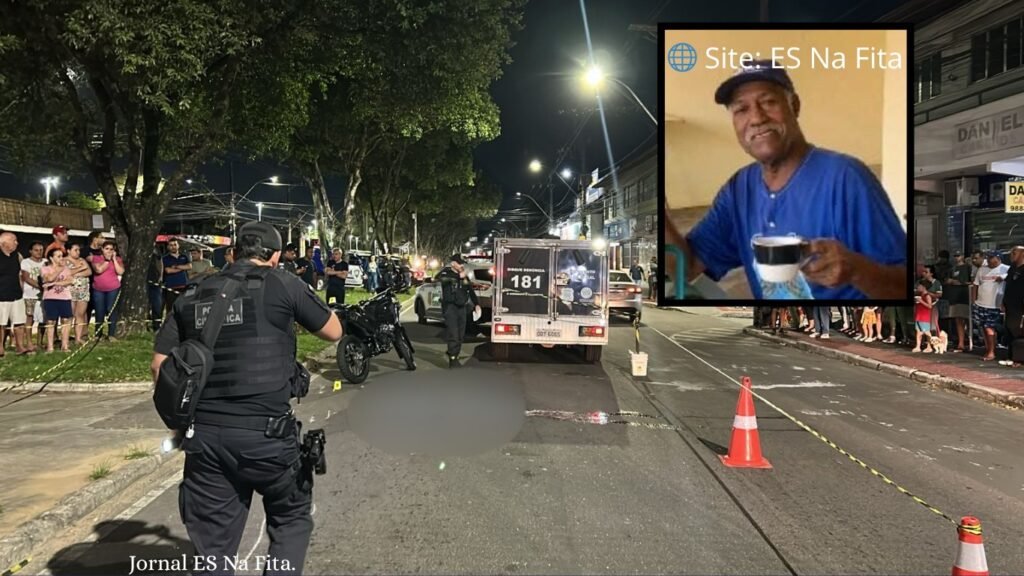 Motociclista empina moto no meio de avenida, atropela casal e mata idoso na Serra
