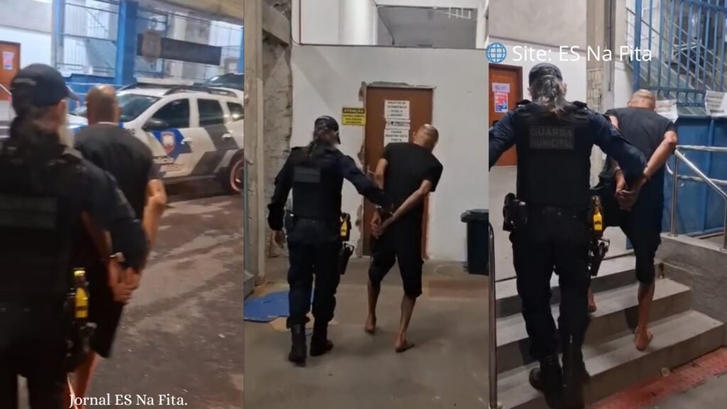 Homem é contido por populares após roubar celular em ônibus em Vitória