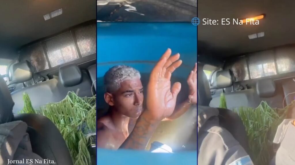 Jovem escondido em caixa d'água é preso após furto em Piúma