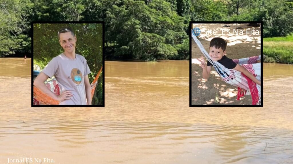 Pai que morreu afogado conseguiu salvar filho mais velho em rio no ES.