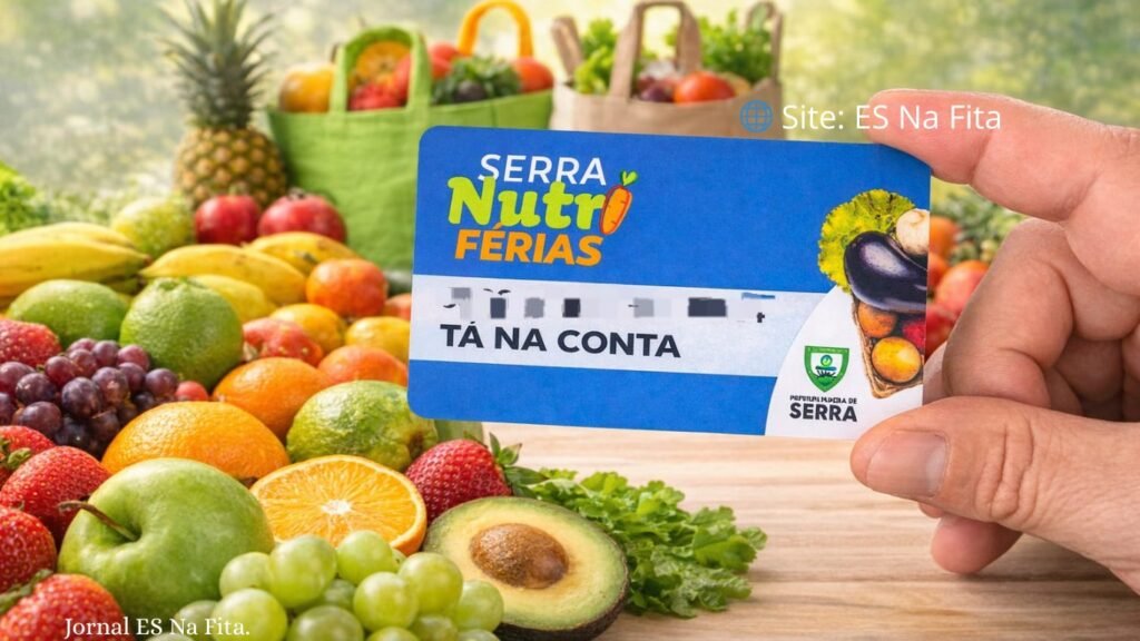 Cartão Serra Nutri Férias é recarregado para estudantes da rede municipal da Serra Cartão Serra Nutri Férias é recarregado com R$ 150 para estudantes da rede municipal da Serra.