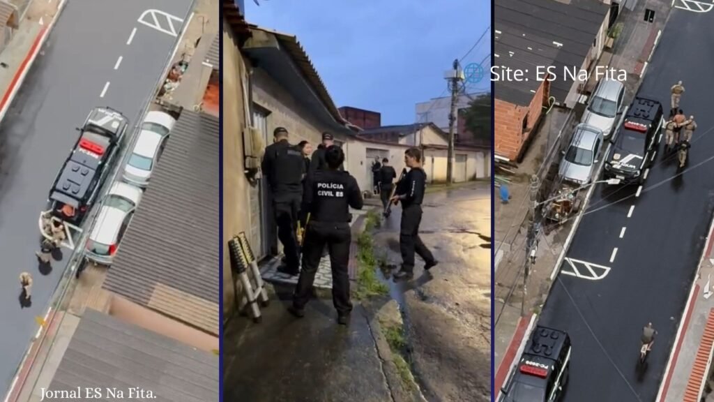 Operação com helicóptero prende suspeito de tentar matar a irmã na Serra