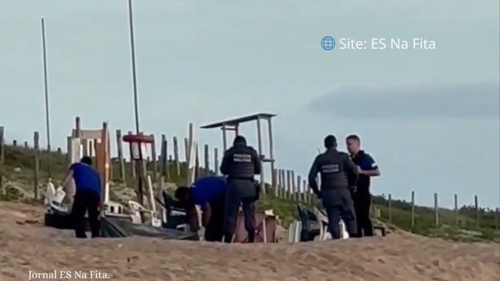 Mulher é encontrada morta na praia de Guriri, em São Mateus.