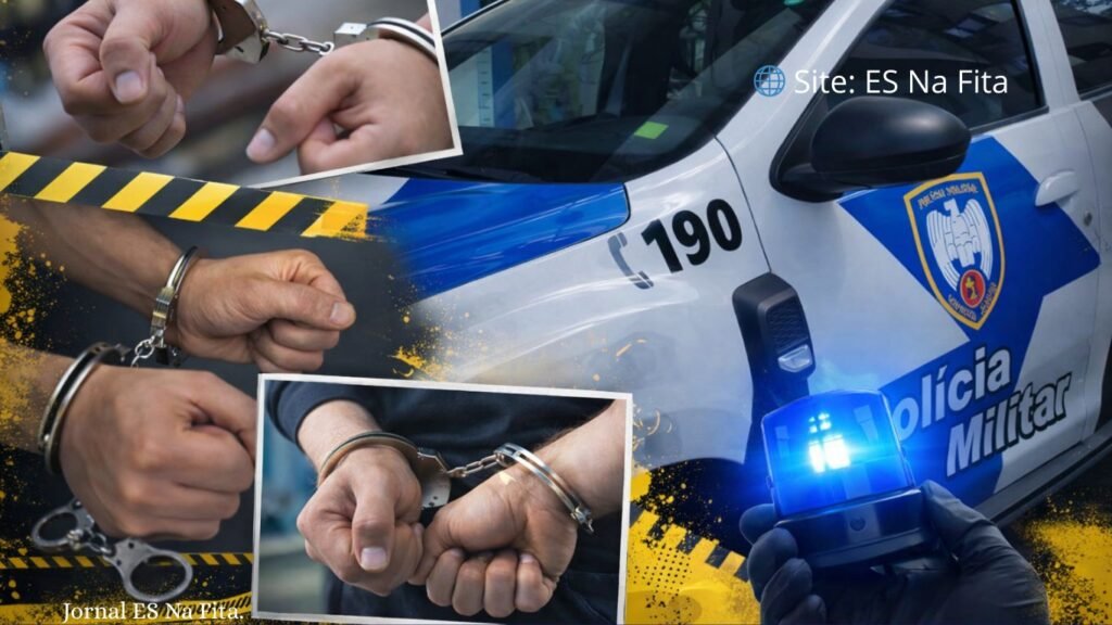 Dois suspeitos de assalto são baleados durante perseguição na Serra.