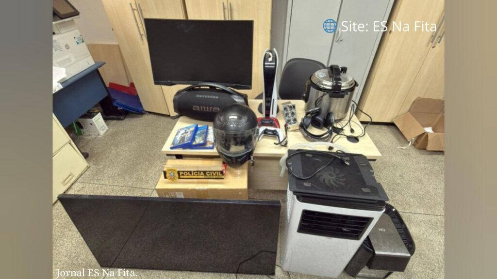 Polícia Civil prende funcionário suspeito de furtar produtos em transportadora na Serra.