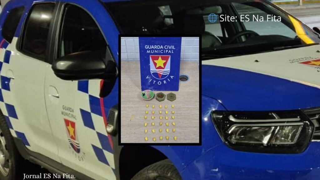 Guarda de Vitória prende dupla vacilando com ecstasy escondido em carrinho de bebê na capital Jovens são presos com ecstasy em carrinho de bebê em praça de Jardim da Penha
