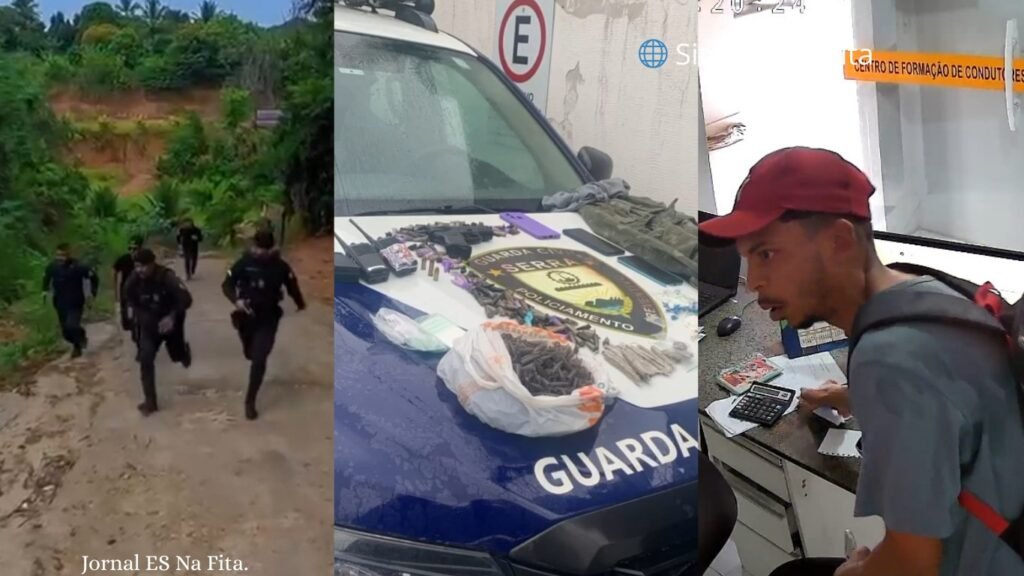 Suspeito de assaltar autoescola morre após reagir à abordagem da Guarda da Serra.