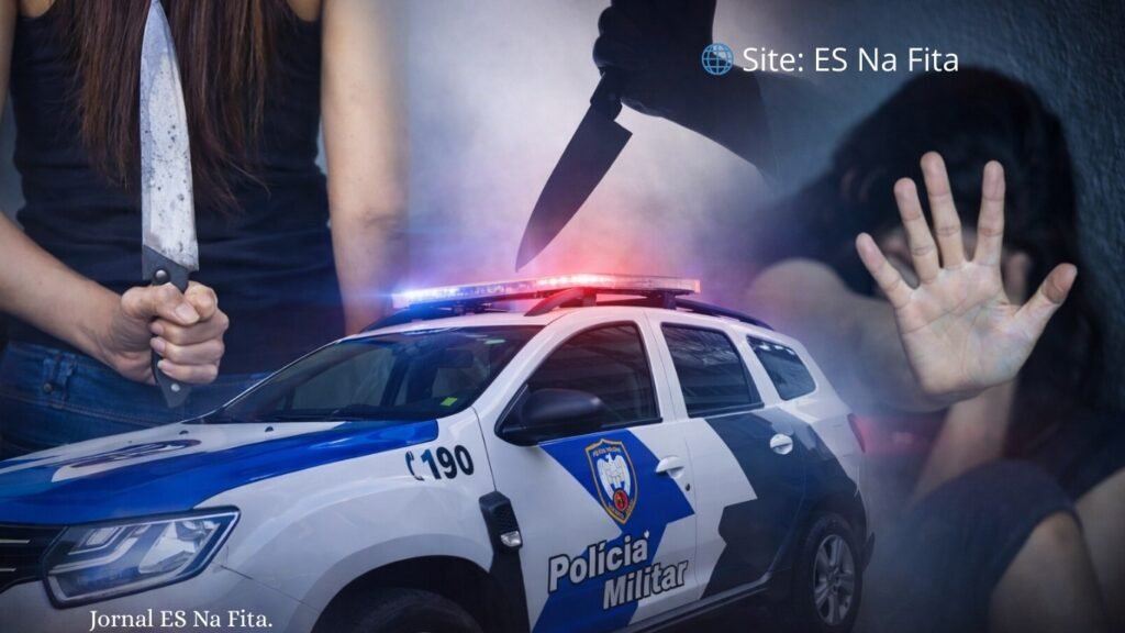 Jovem pede ajuda em mercearia após ser esfaqueada em Vila Velha.