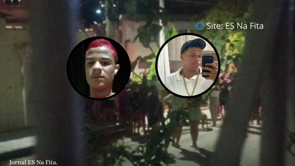 Ataque a tiros deixa dois mortos e dois feridos durante ação criminosa em praça de Viana Ataque a tiros mata dois jovens e deixa dois feridos em praça de Viana.