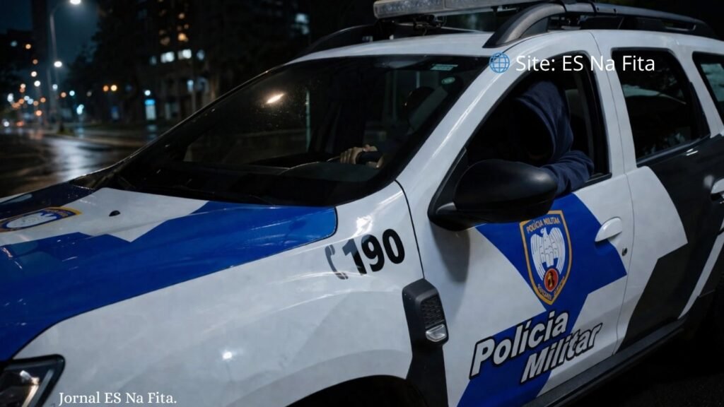 Adolescente foge com viatura da PM durante abordagem em Aracruz.